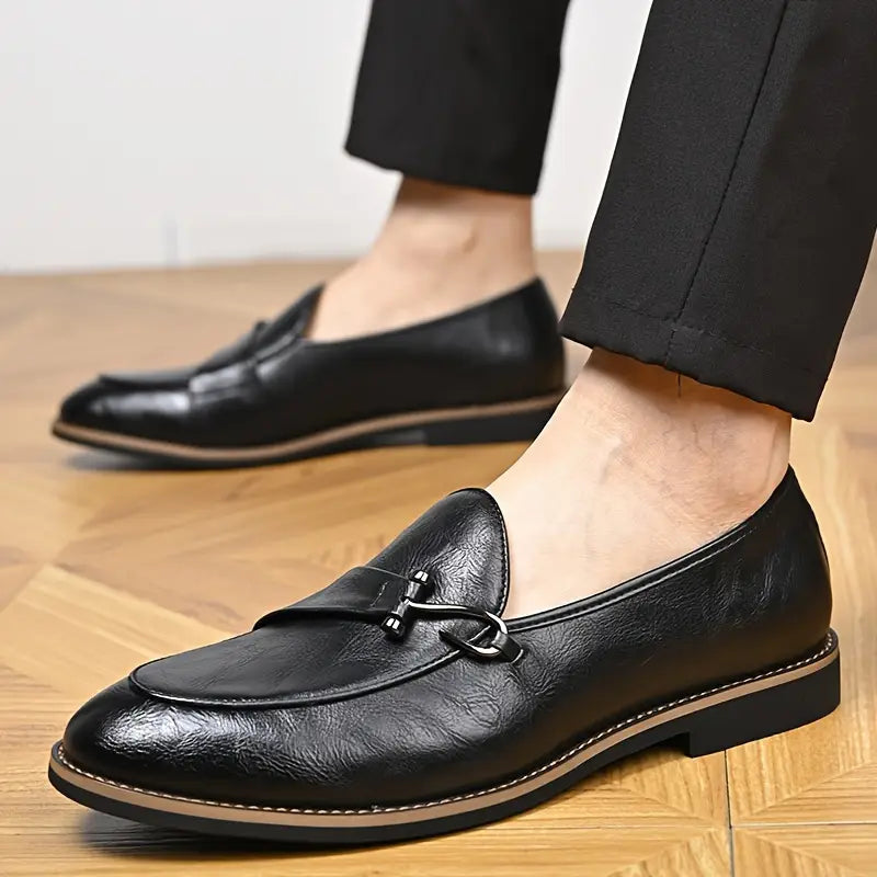 Oxford Leather Bit Loafers