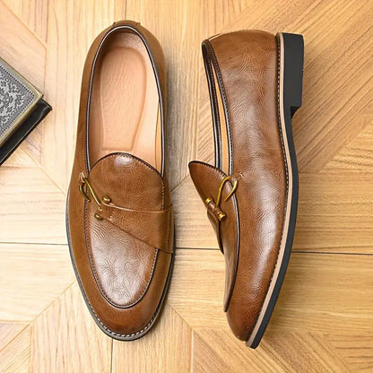 Oxford Leather Bit Loafers