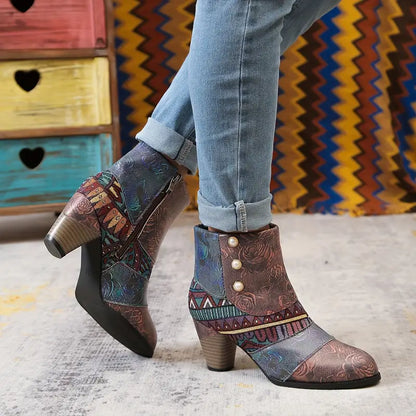 Mosaic Ankle Boots