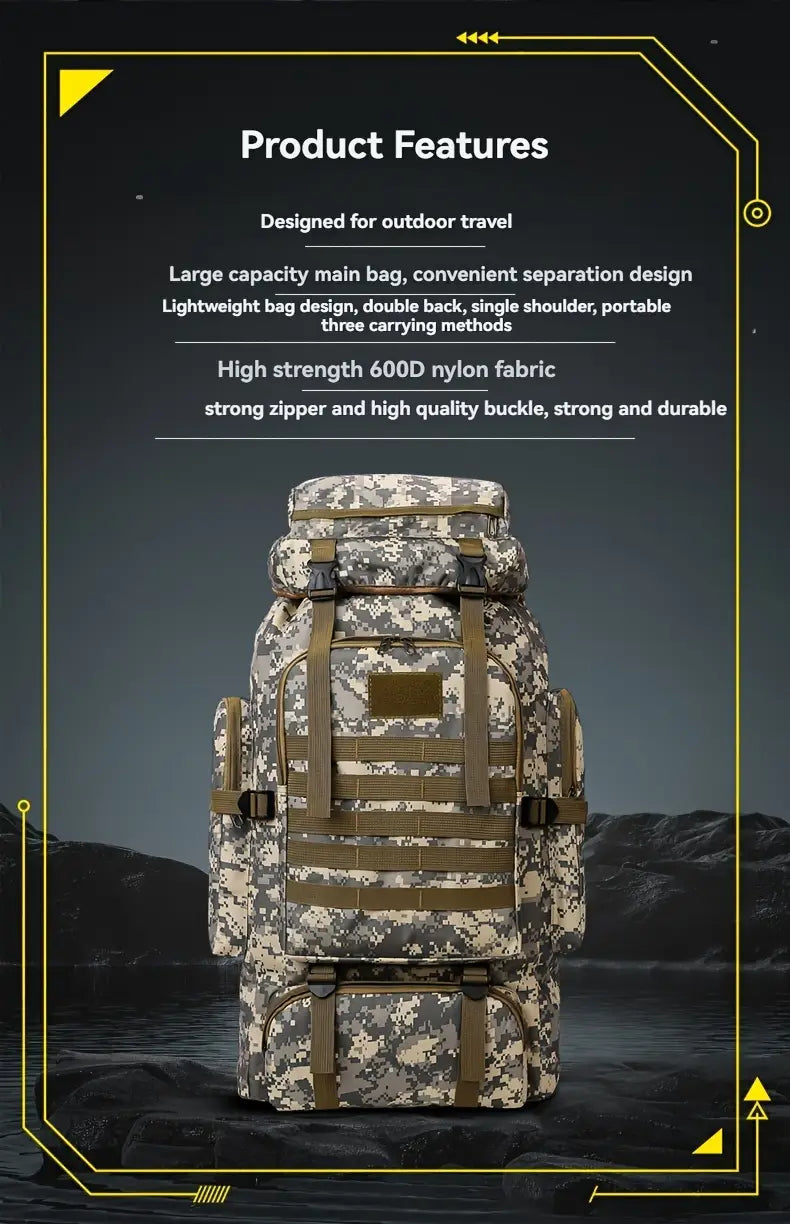 TrekMaster Tactical Backpack