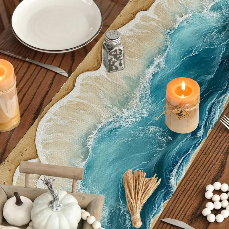 Seaside Escape Table & Shelf Runner
