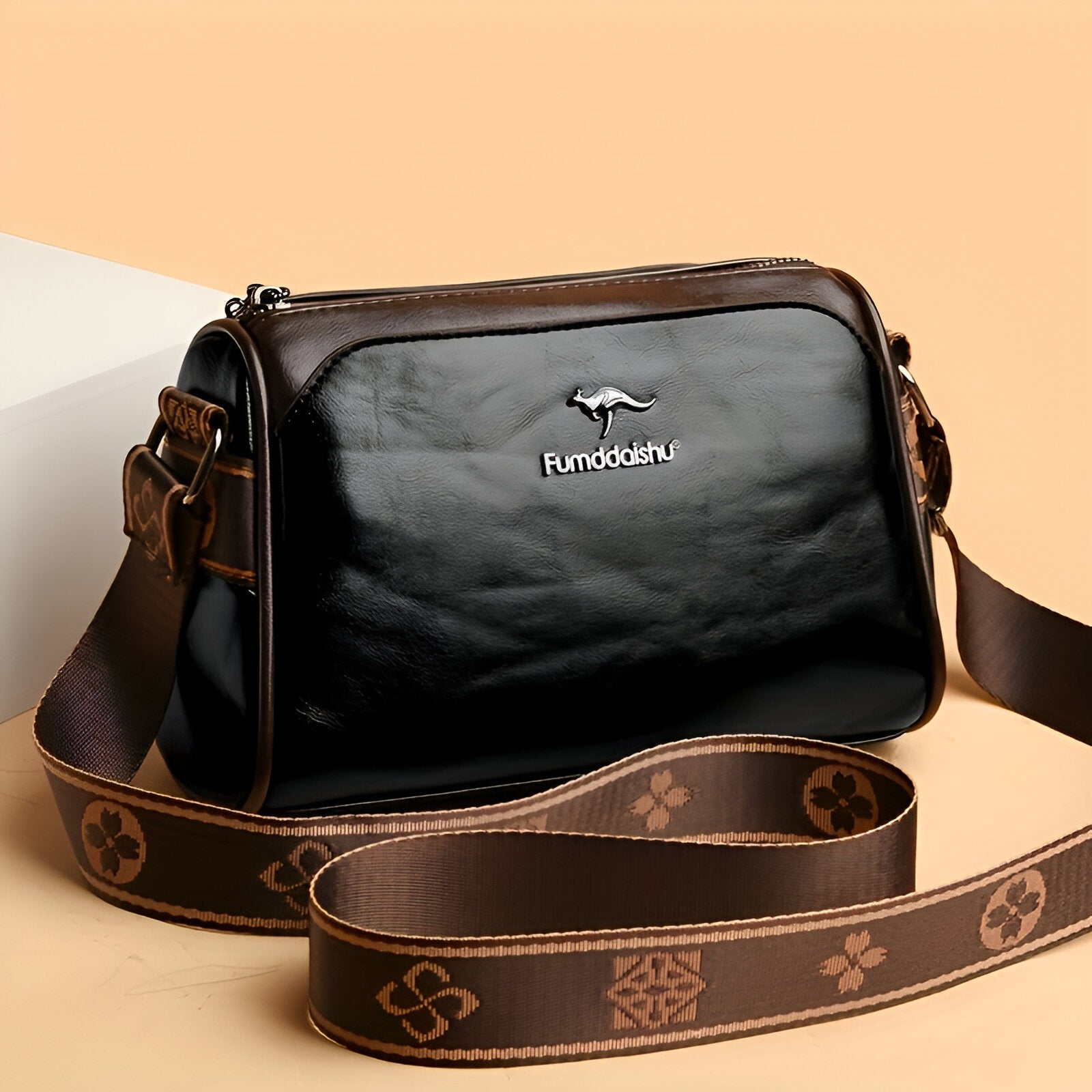 Fumodaishu Leather Crossbody Bag