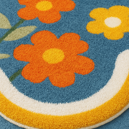 PlushBloom Nature Rug