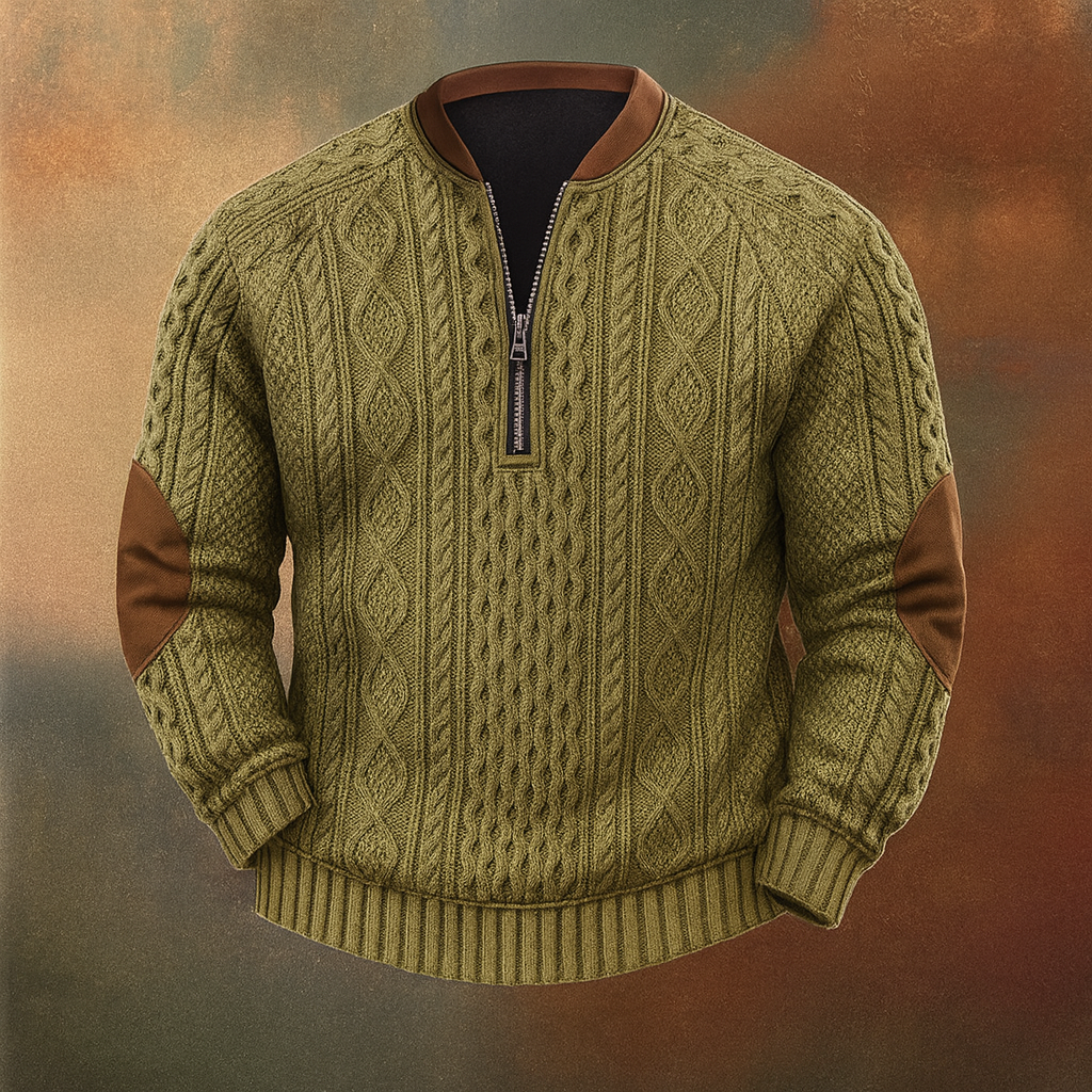 Alpine Wool Zip Pullover