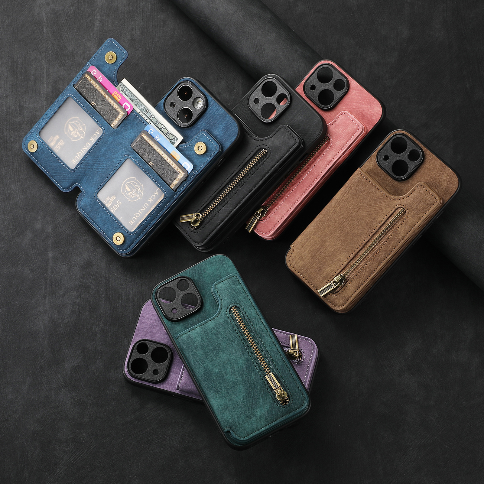 Heritage Leather iPhone Wallet Case