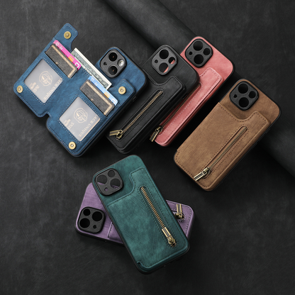 Heritage Leather iPhone Wallet Case