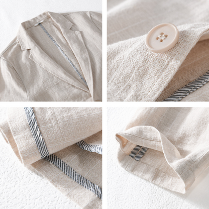 Hudson 3/4 Sleeve Linen Shirt