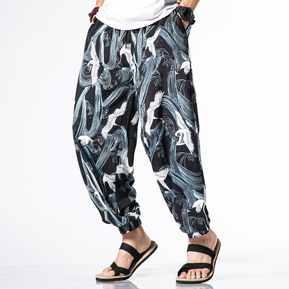 Kyoto Crane Pants