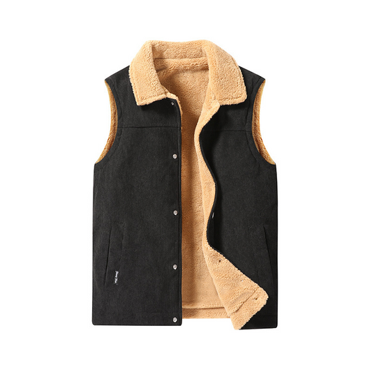Bradley Sherpa-lined Corduroy Vest