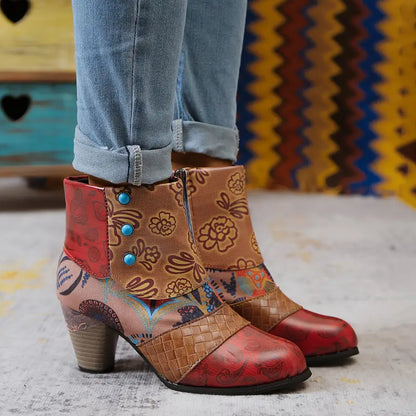 Mosaic Ankle Boots