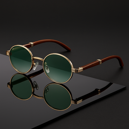 LuxSteel Oval Shades